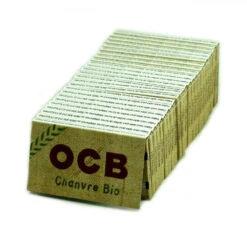 Lot De 25 Carnets De Papier à Rouler OCB Bio -Fumeurs Fournitures Magasin 25 paquets ocb chanvre bio regular 2
