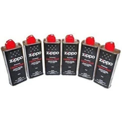 Lot De 6 Flacons D'essence à Briquet ZIPPO De 125 Ml