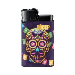 Barquette De 24 Briquets Djeep Assortis - Fiesta -Fumeurs Fournitures Magasin barquette de 24 briquets djeep assortis fiesta 3