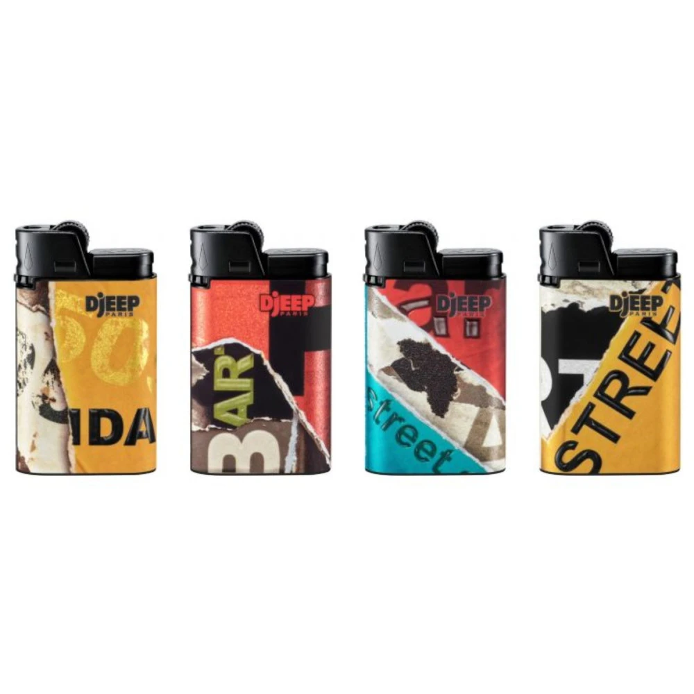 Barquette De 24 Briquets Djeep Assortis - Ripped Paper 2 Barquette De 24 Briquets Djeep Assortis - Ripped Paper – Image 2