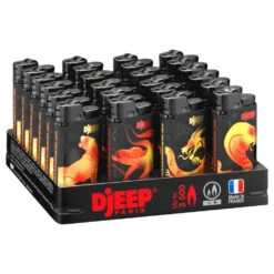 Barquette De 24 Briquets Djeep Assortis - Untamed Tatoo