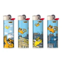 Fumeurs Fournitures Magasin -Fumeurs Fournitures Magasin barquette de 50 briquets j26 chat toits 1