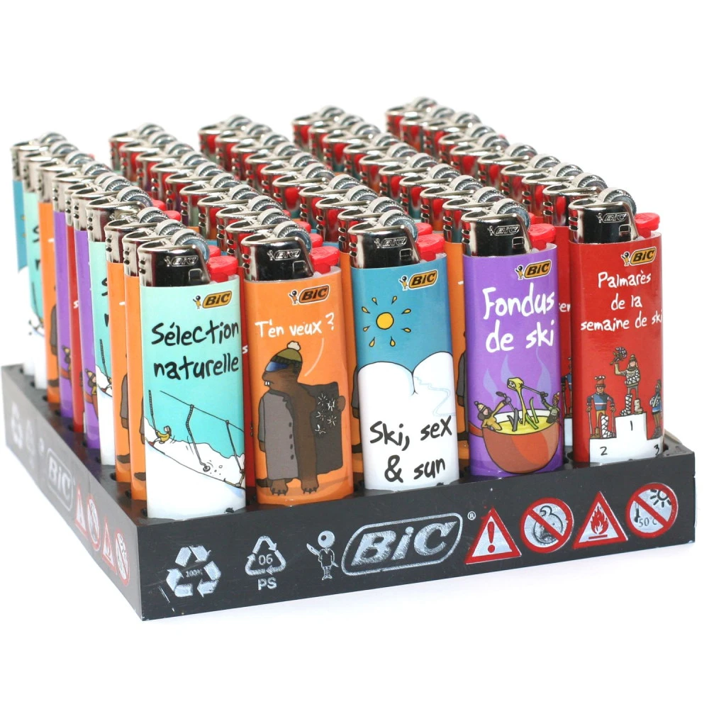 Bic Barquette De 50 Briquets J26 Montagne Hihihi 1 Bic Barquette De 50 Briquets J26 Montagne Hihihi
