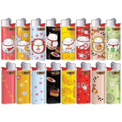 Fumeurs Fournitures Magasin -Fumeurs Fournitures Magasin barquette de 50 briquets mini j25 manga cats 1