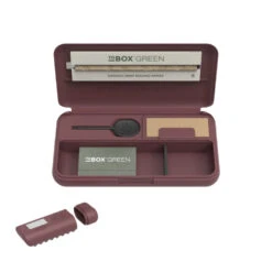 Fumeurs Fournitures Magasin -Fumeurs Fournitures Magasin boite a tabac slim rouge multi usage tobox green 1