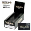 Boite De 25 Carnets De Feuilles à Rouler - Rizla Black