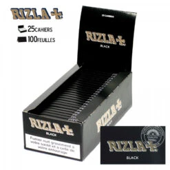 Boite De 25 Carnets De Feuilles à Rouler - Rizla Black