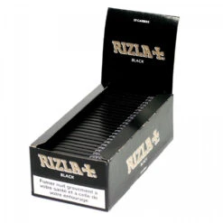 Boite De 25 Carnets De Feuilles à Rouler - Rizla Black -Fumeurs Fournitures Magasin boite de 25 carnets de feuilles a rouler rizla black 3