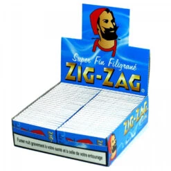 Boite De 50 Carnets De Feuilles à Rouler - Zig Zag Bleu 7 Boite De 50 Carnets De Feuilles à Rouler - Zig Zag Bleu -Fumeurs Fournitures Magasin boite de 50 carnets de feuilles a rouler zig zag bleu 3