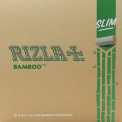 Boite De 50 Sachets De Filtres Slim - Rizla Bamboo -Fumeurs Fournitures Magasin boite de 50 sachets de filtres slim rizla bamboo 4