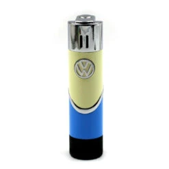 Briquet Cylindre Bicolore Volkswagen Bleu Et Beige