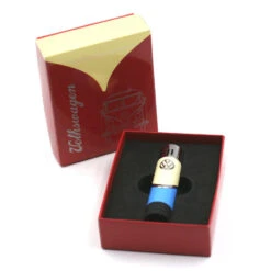 Briquet Cylindre Bicolore Volkswagen Bleu Et Beige -Fumeurs Fournitures Magasin briquet cylindre bicolore volkswagen bleu et beige 3
