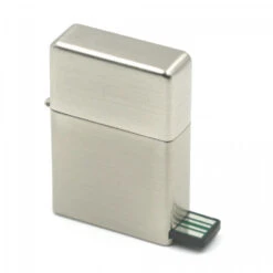 Briquet USB E-flame - Couleur Aluminium -Fumeurs Fournitures Magasin briquet usb e flame couleur aluminium 3