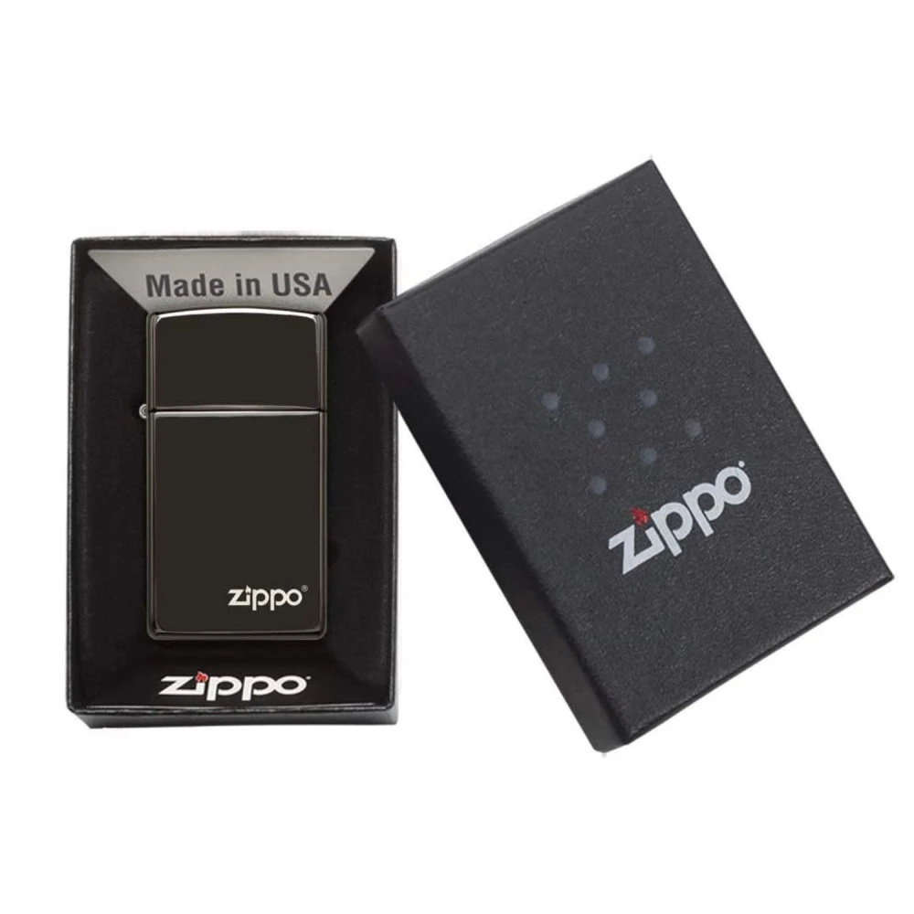 Briquet Zippo Slim - Ebony 3 Briquet Zippo Slim - Ebony – Image 3