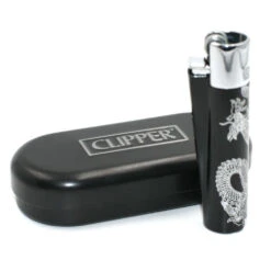Clipper Métal Avec Etui – Black Super Dragons