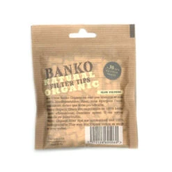 Lot De 10 Sachets De 150 Filtres - BANKO Natural -Fumeurs Fournitures Magasin lot de 10 sachets de 150 filtres banko natural 4