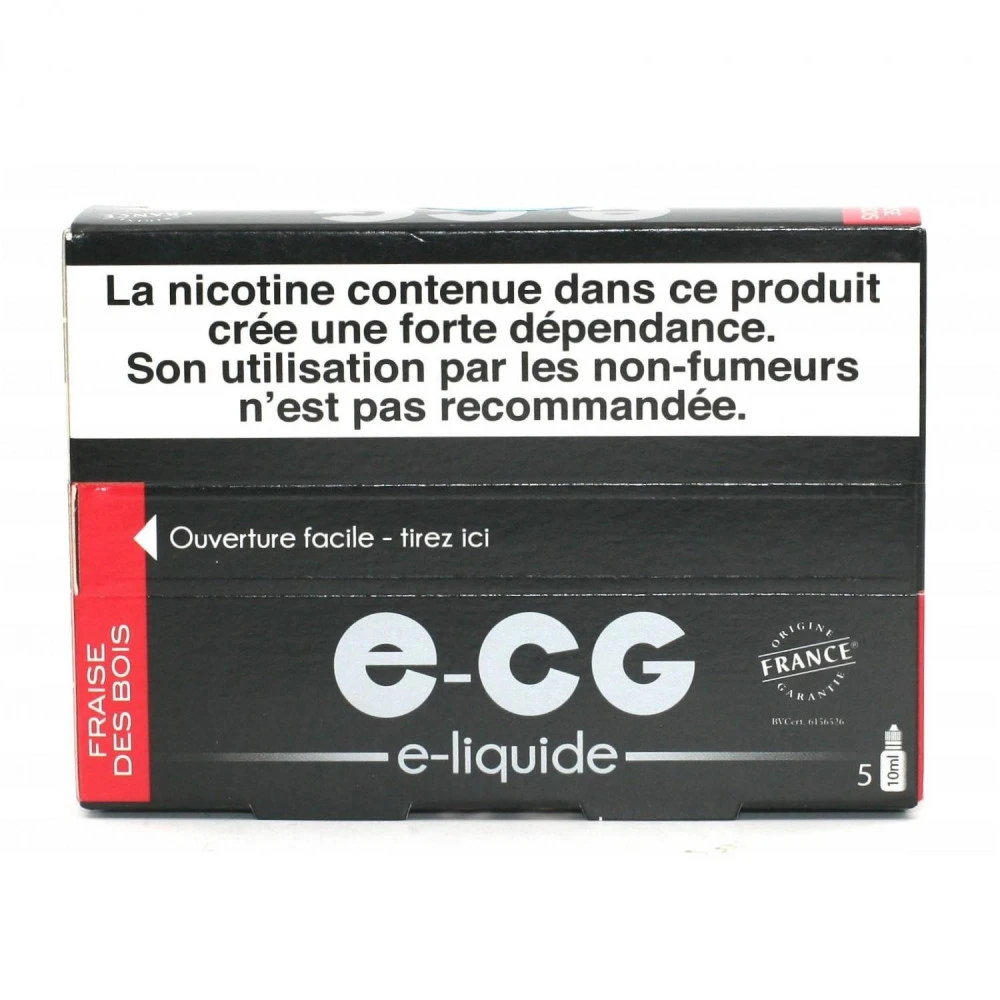 Lot De 5 Flacons E-CG - Fraise Des Bois 11 Mg/ml 2 Lot De 5 Flacons E-CG - Fraise Des Bois 11 Mg/ml – Image 2