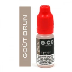 Lot De 5 Flacons E-CG - Goût Brun 11 Mg/ml -Fumeurs Fournitures Magasin lot de 5 flacons e cg gout brun 11 mg ml 2