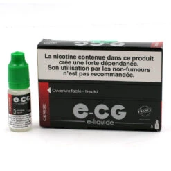 Lot De 5 Flacons E-CG - Goût Cerise 3 Mg/ml
