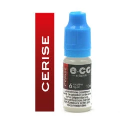 Lot De 5 Flacons E-CG - Goût Cerise 6 Mg/ml -Fumeurs Fournitures Magasin lot de 5 flacons e cg gout cerise 6 mg ml 2
