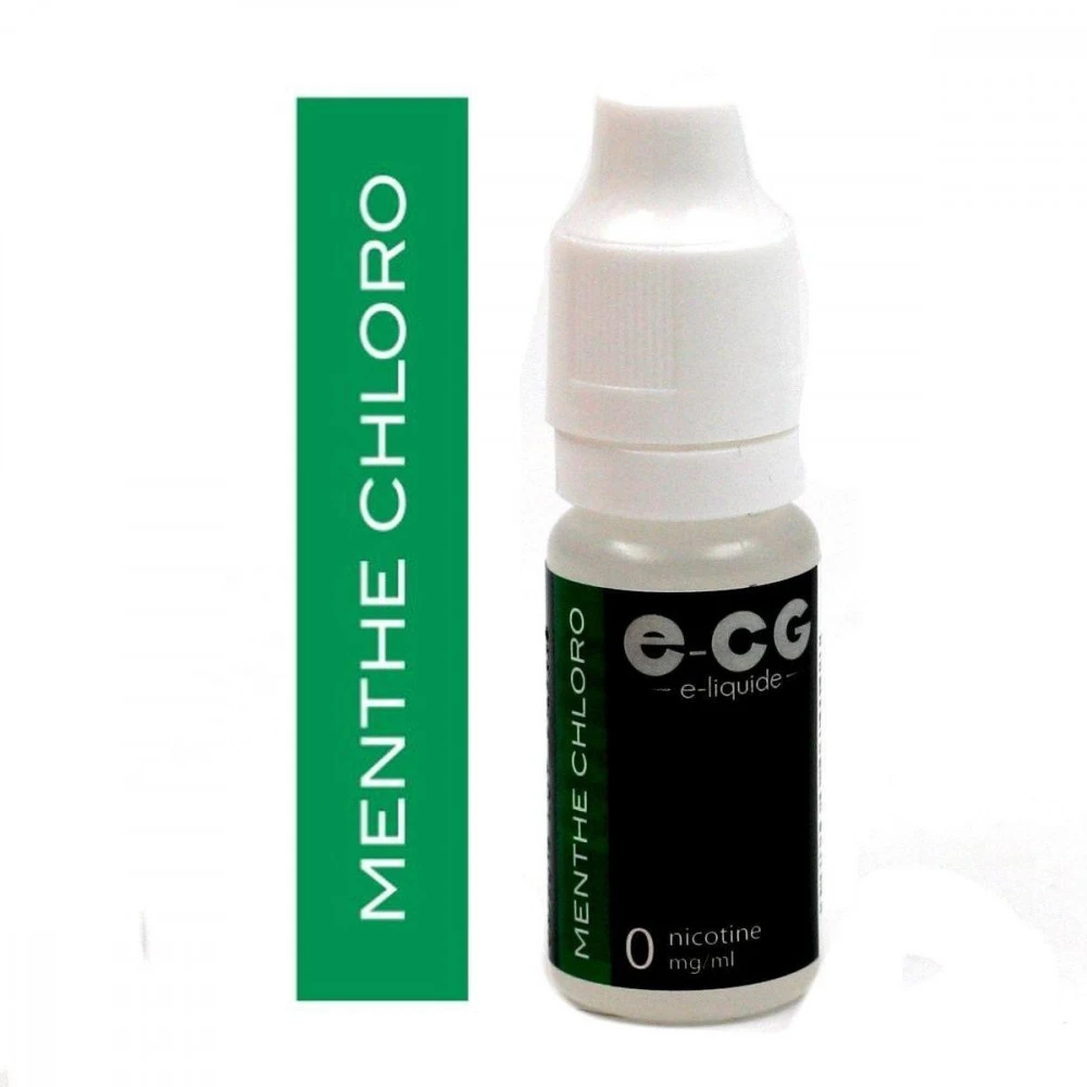 Lot De 5 Flacons E-CG - Menthe Chloro 0 Mg/ml 3 Lot De 5 Flacons E-CG - Menthe Chloro 0 Mg/ml – Image 3
