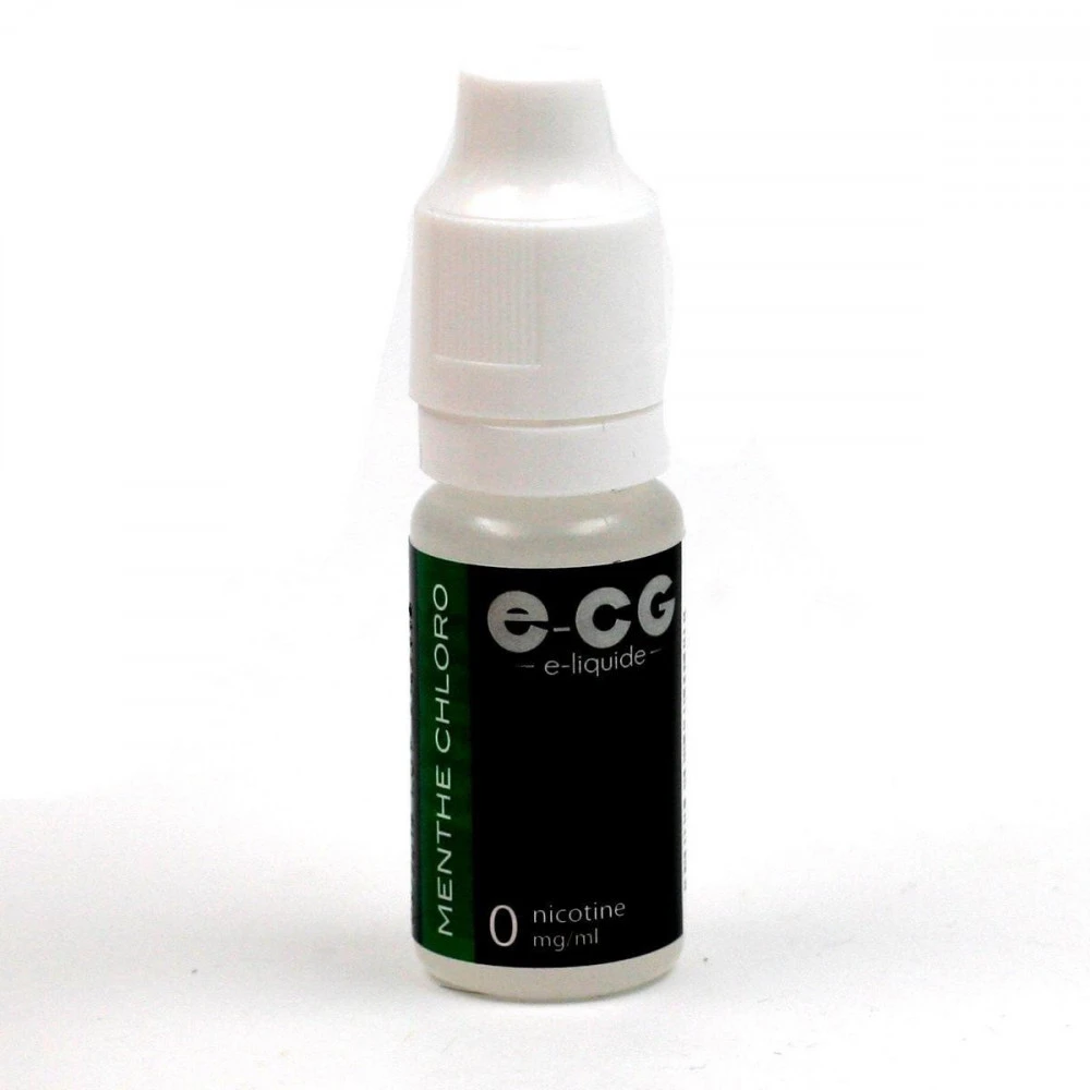 Lot De 5 Flacons E-CG - Menthe Chloro 0 Mg/ml 4 Lot De 5 Flacons E-CG - Menthe Chloro 0 Mg/ml – Image 4