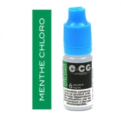 Lot De 5 Flacons E-CG - Menthe Chloro 6 Mg/ml -Fumeurs Fournitures Magasin lot de 5 flacons e cg menthe chloro 6 mg ml 2