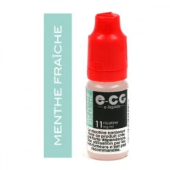Lot De 5 Flacons E-CG - Menthe Fraîche 11 Mg/ml -Fumeurs Fournitures Magasin lot de 5 flacons e cg menthe fraiche 11 mg ml 2