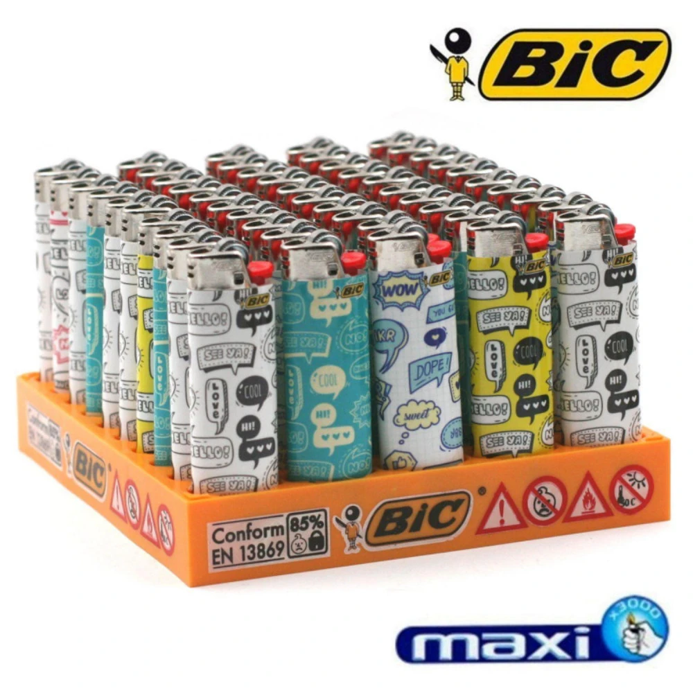 Lot De 50 Briquets BIC MAXI J26 - MOMO 1 Lot De 50 Briquets BIC MAXI J26 - MOMO