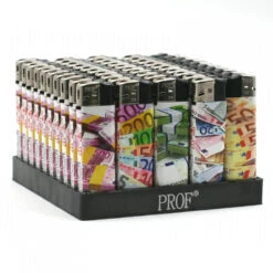 Lot De 50 Briquets Electronique - Euros Bank