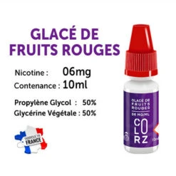 Vap Nation Colorz Lot De 5 Liquides - Glace Fruits Rouges 6 Mg