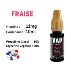 Vap Nation Lot De 5 Liquides - Fraise 11 Mg