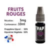 Vap Nation Lot De 5 Liquides - Fruits Rouges 3 Mg