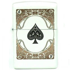 Zippo Blanc - As De Pique 6 Zippo Blanc - As De Pique -Fumeurs Fournitures Magasin zippo blanc as de pique 2